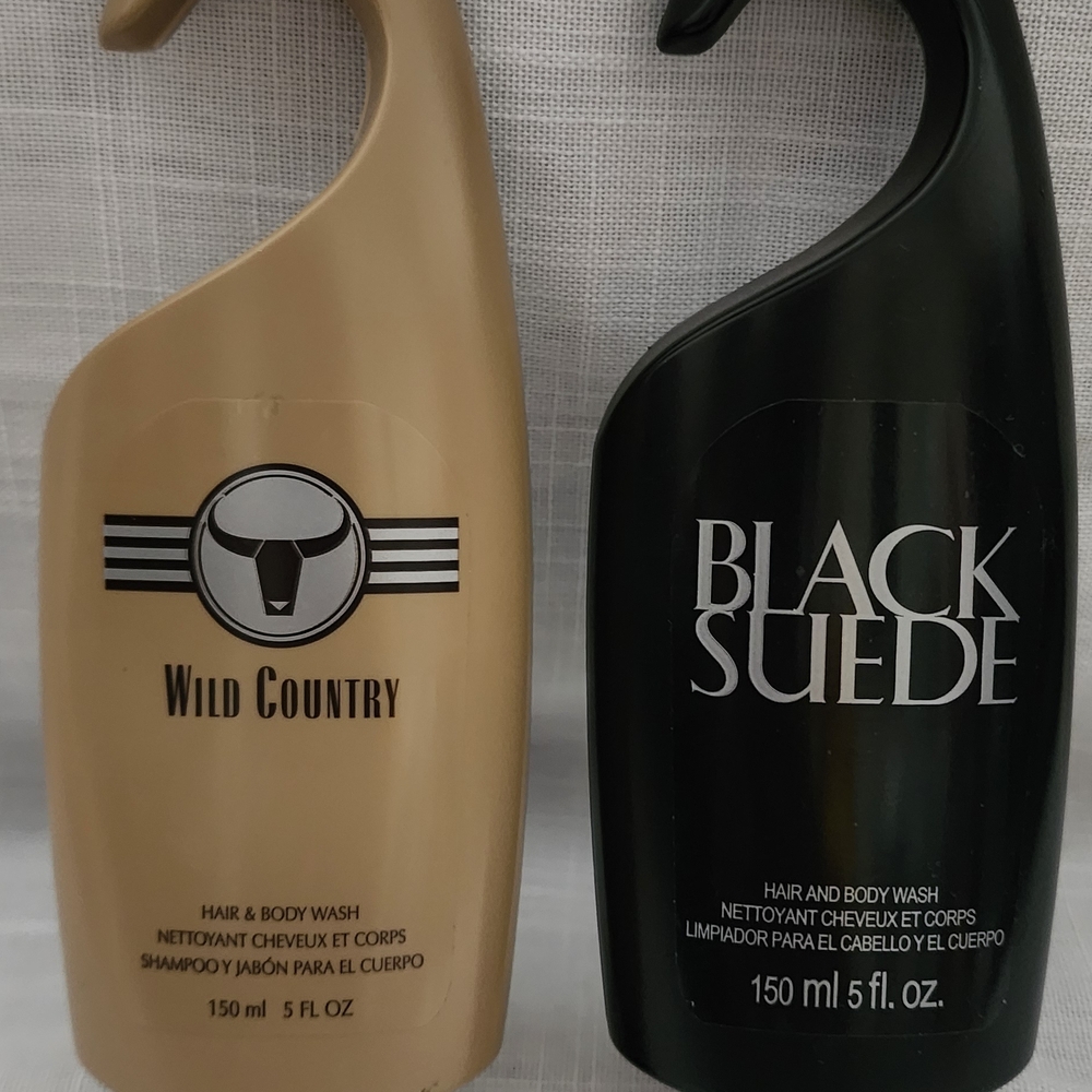 Wild Country & Black Suede Hair & Body Wash Duo - Beige & Black